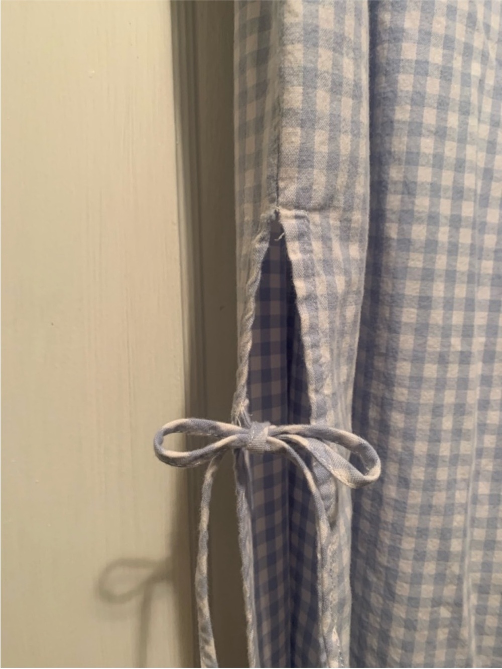 Sincerely Jules Soft Baby Blue
Gingham Wide Leg Side Bow Tie
Pants XL - Picture 6 of 16
